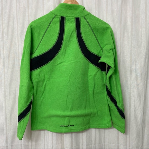 🌈5/$25 BUNDLE! Under Armour neon lime green fleece long sleeve - Picture 2 of 5